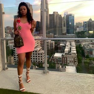 Pretty Little Thing Fluffy Knit Dres